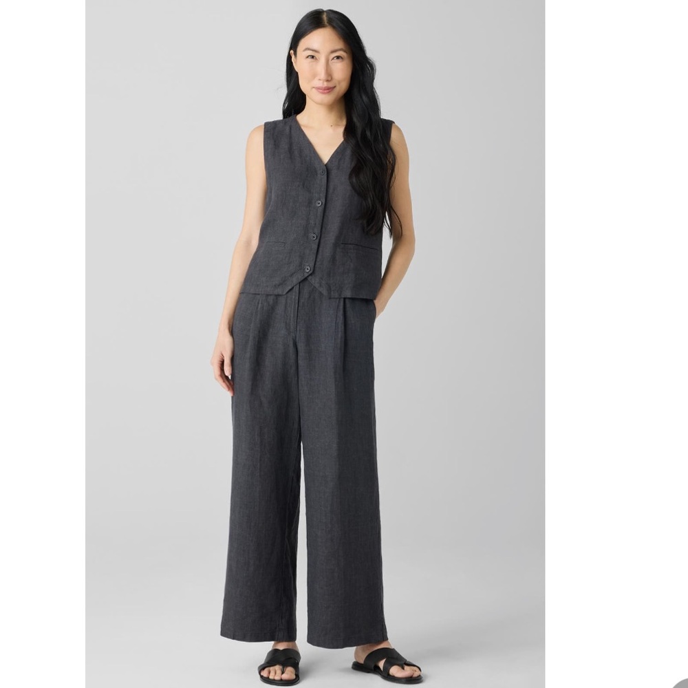 Eileen Fisher
Organic Linen Ankle
Wide Leg Pants